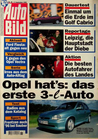 Deckblatt Auto Bild (36/1995)